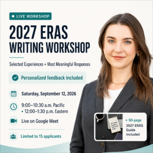 2027 ERAS Writing Workshop